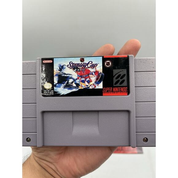 NHL Stanley Cup (SNES, 1993) Complete With Manual Tested Excellent Condition - Picture 4 of 15
